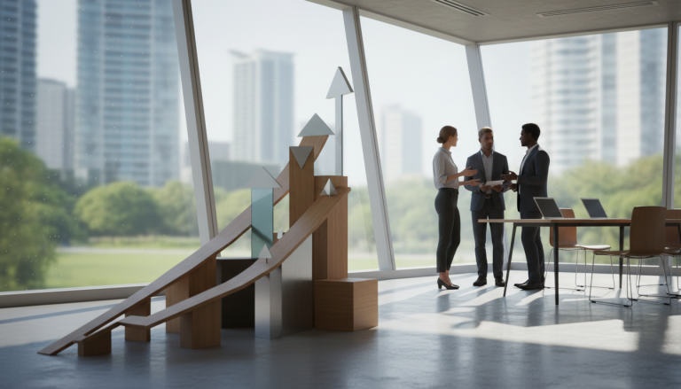 Nowoczesne biuro agencji marketingu online w Białymstoku, zespół ekspertów Mayko przy pracy nad strategią klienta.